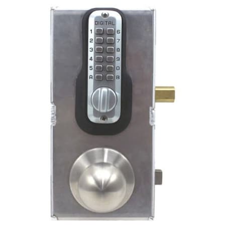 Lockey GB210 Gate Kit Knob Aluminum GB210PLUSDC-ALK